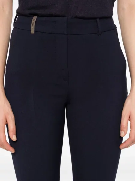 Pantaloni Peserico cu crăpătură albastru