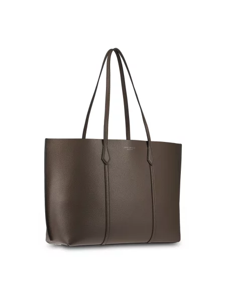 Shopperka Tory Burch skórzana brązowa