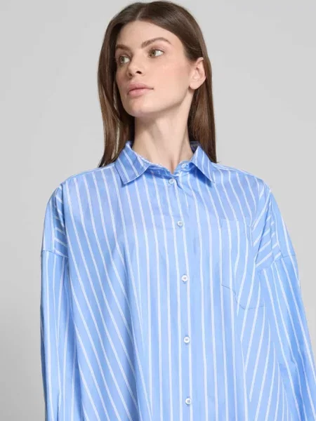 Sukienka koszulowa o lejącym kroju z czystej bawełny model ‘MOLINA’ Weekend Max Mara