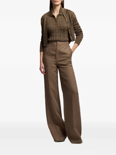 Palazzo kelnės Ralph Lauren Collection ruda
