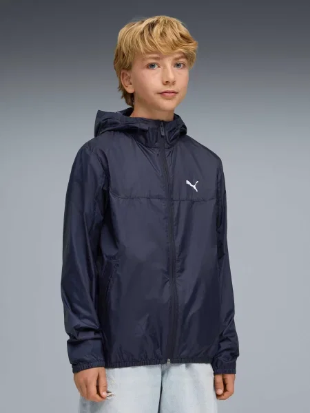 Дитяча Вітровка PUMA Ess Uv Windbreaker комбінований верх синій