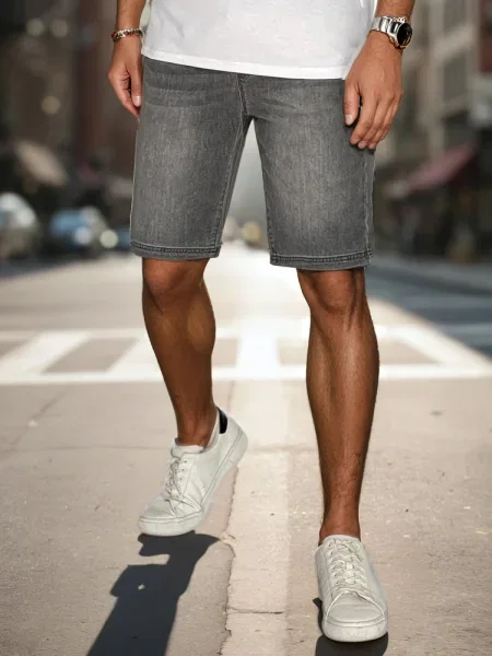 Džínové šortky Dstreet černé