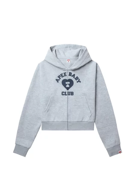 Hanorac cu glugă Apee™ By *a Bathing Ape® cu imagine gri