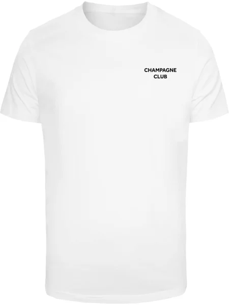 Mister Tee Tricou Champagne Club negru alb