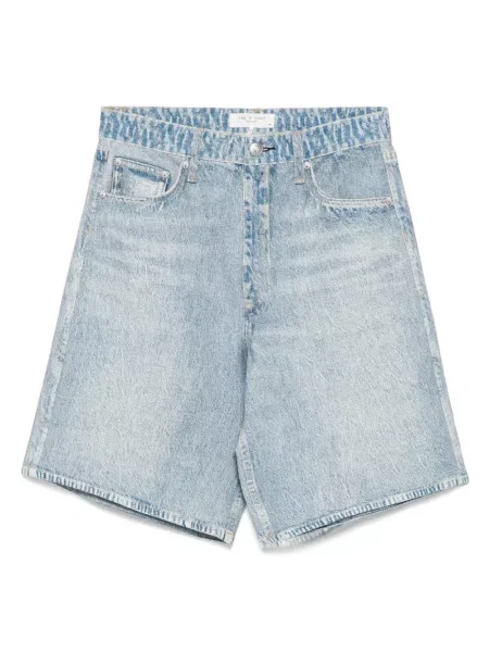 Pantaloni scurți Rag & Bone scurte albastru