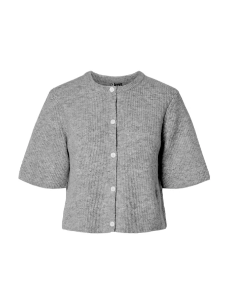 PIECES Geacă tricotată PCSilly amestecat gri