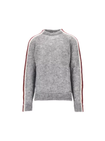 Sweter Dsquared2 wełniany szary