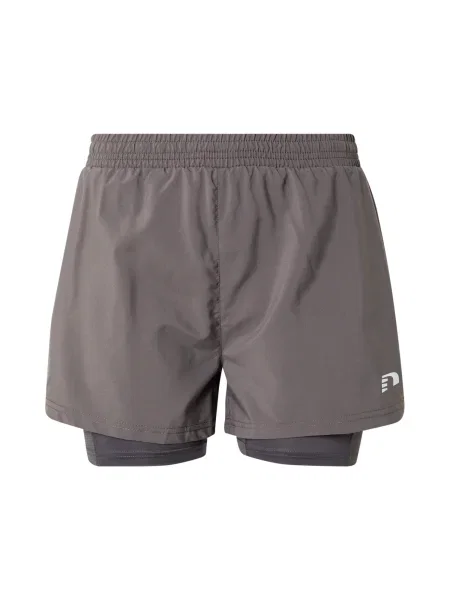 Newline Športne hlače temno siva bela