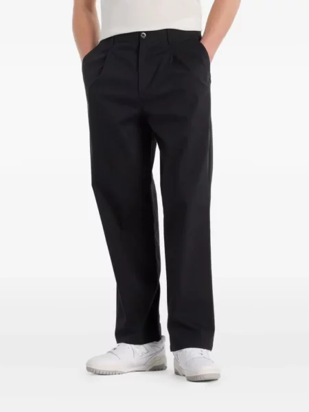 Панталони jogger New Balance с връзки с дантела черно