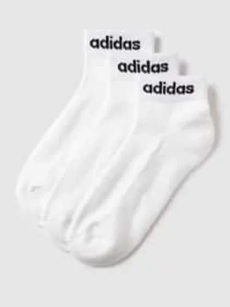 Skarpety Adidas Originals z nadrukiem białe