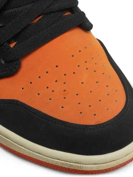 Кожени маратонки Jordan Air Jordan 1 оранжево