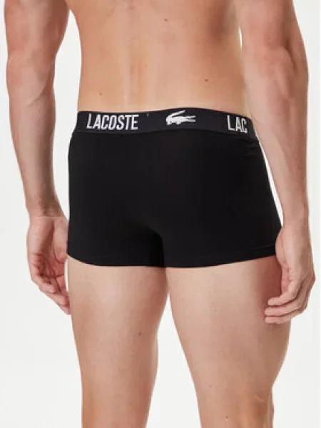 Hlačke Lacoste črna