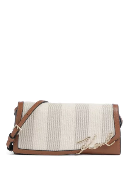 Чантичка Karl Lagerfeld K/Signature кафяво