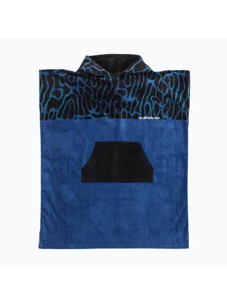 Детско пончо Quiksilver Hoody estate blue синьо