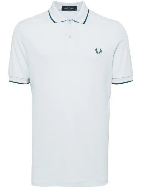 Polo Fred Perry cu broderie albastru