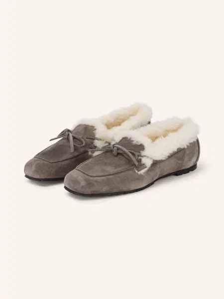 Aeyde Mokasyny Jasper beige beżowe