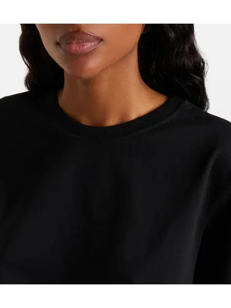 Tricou Victoria Beckham din jerseu negru