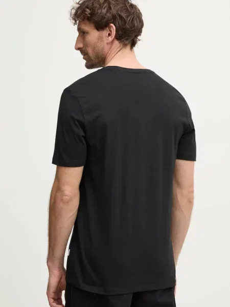 Lindbergh tricou din barbati cu imprimeu negru