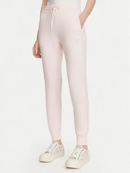Guess Pantaloni trening deschis roz