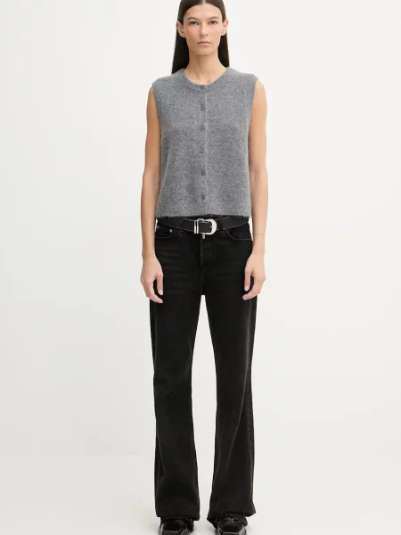 Marc O'Polo kamizelka z dodatkiem wełny lekki szary