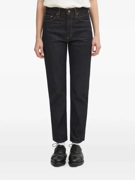 Blugi Visvim cu 5 buzunare albastru