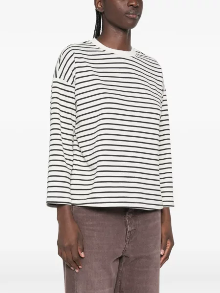 Tricou Maison123 cu dungi alb