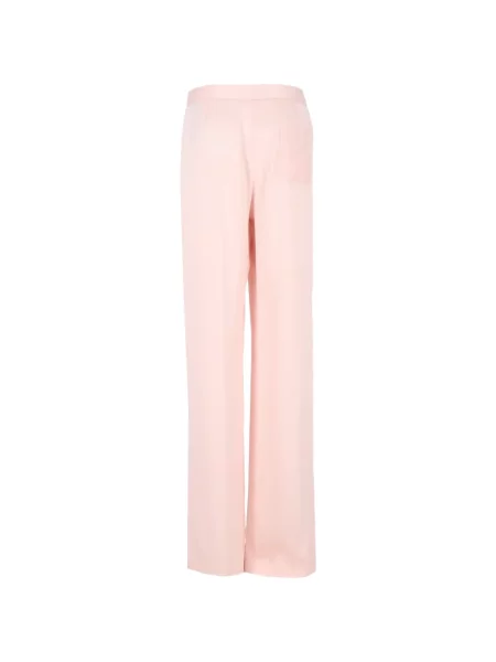 Pantaloni Tom Ford din satin roz