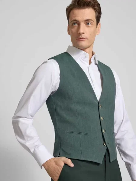 Kamizelka o kroju slim fit ze wzorem na całej powierzchni Mcneal