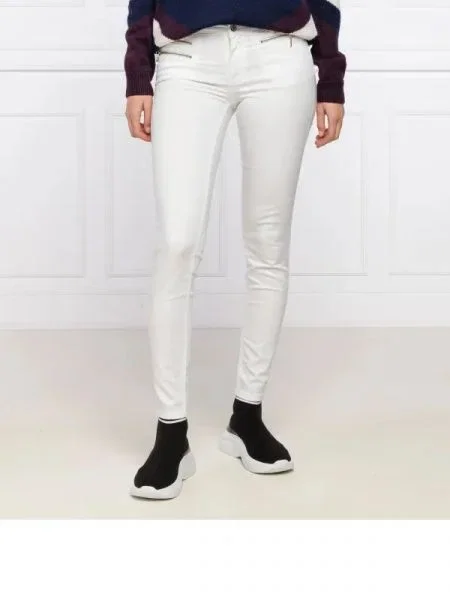 Liu Jo pantaloni Charming Bottom Up alb