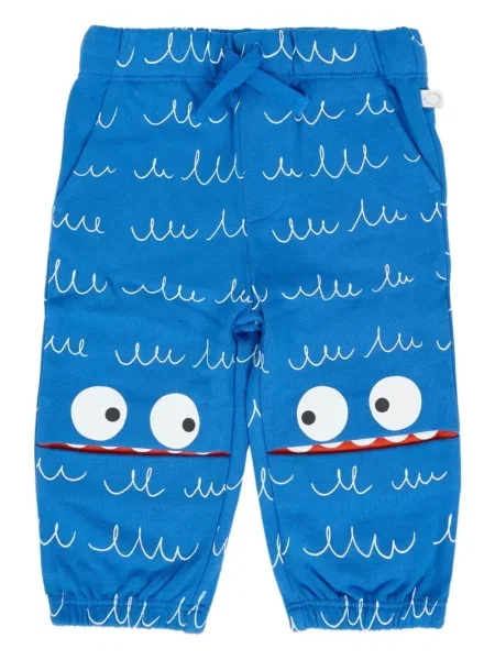 Spodnie dziecięce Stella Mccartney niebieskie