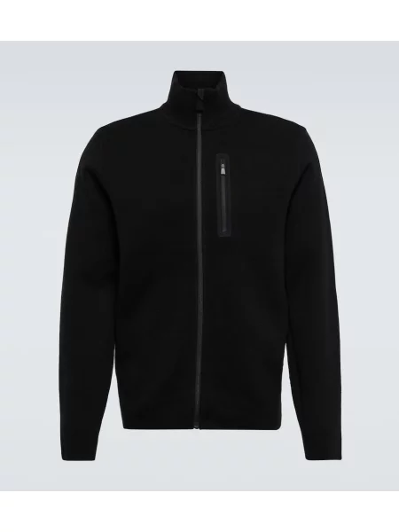 Volneni pulover Aztech Mountain črna