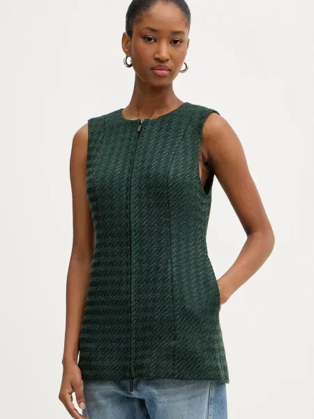 Armani Exchange vestă un singur rand de verde