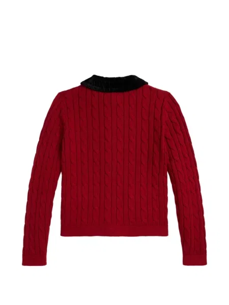 Kardigan dziecięcy Polo Ralph Lauren czerwony
