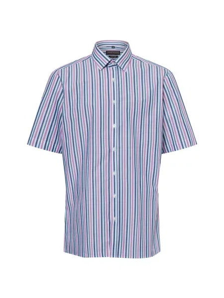 Finshley & Harding koszula biznesowa Easy Care Mężczyźni Modern Fit różowy|biały|wielokolorowy w 39 biała