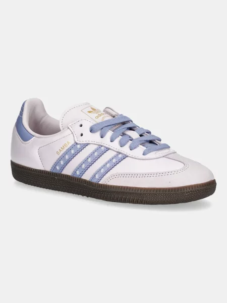 Adidas Originals Usnjene superge Samba OG vijolična