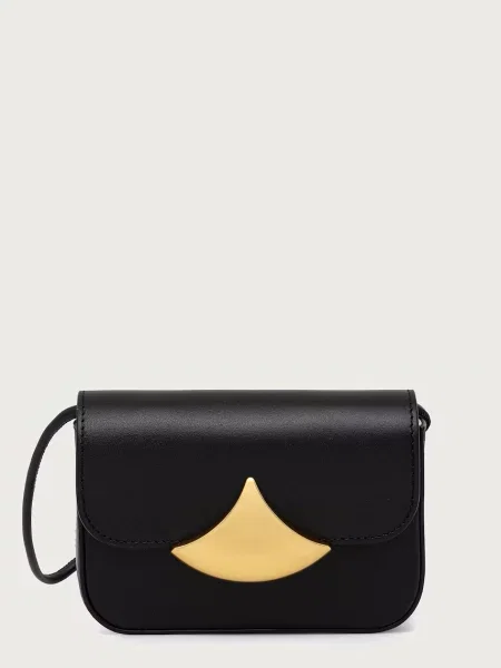 Sessun geantă crossbody pentru femei din piele DIVILUZ negru