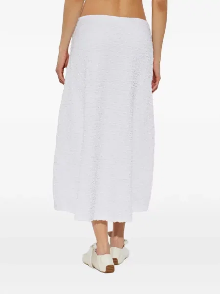 Spódnica midi Samsoe Samsoe biała