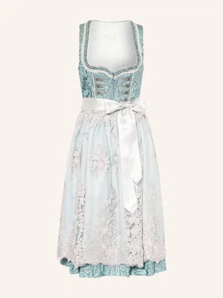 Krüger Sukienka Bawarska Jula Z Ozdobnymi Kamykami I Perełkami blau