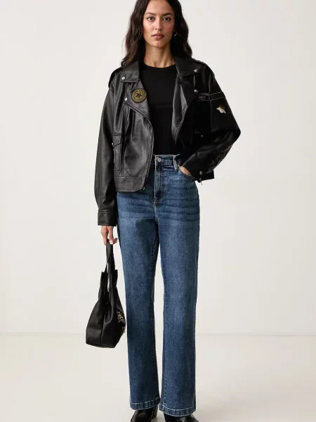 DKNY шкіряна куртка з імітації шкіри