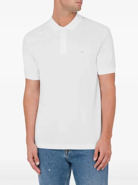 Polo Moschino alb