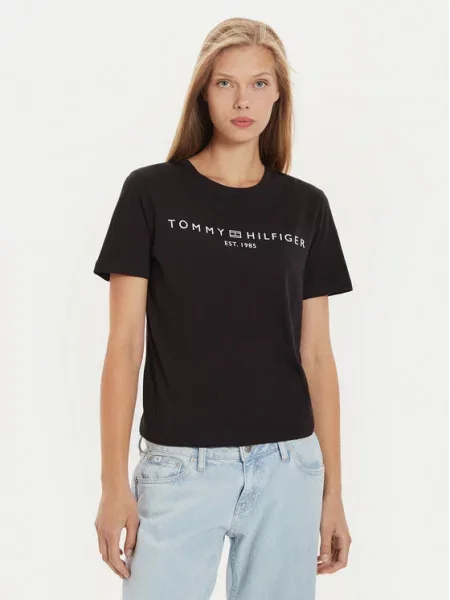 Tommy Hilfiger T-Shirt Logo czarny