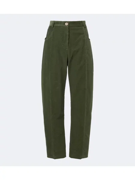 Pantaloni Blazé Milano de catifea cord verde