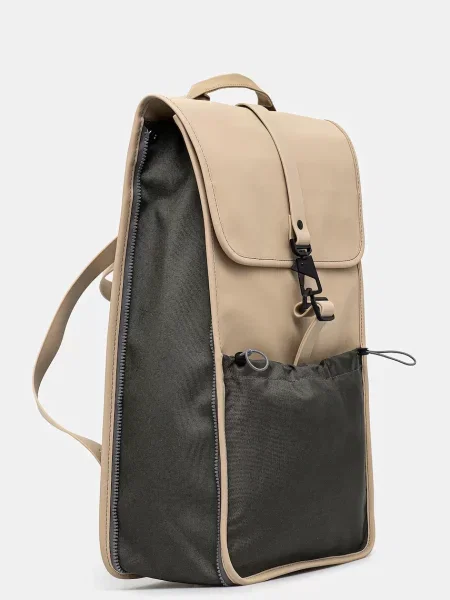 Рюкзак Rains Mix Backpack W3 великий однотонна бежевий