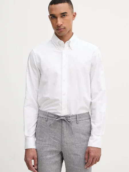 Tommy Hilfiger cămașă bărbătească din alb