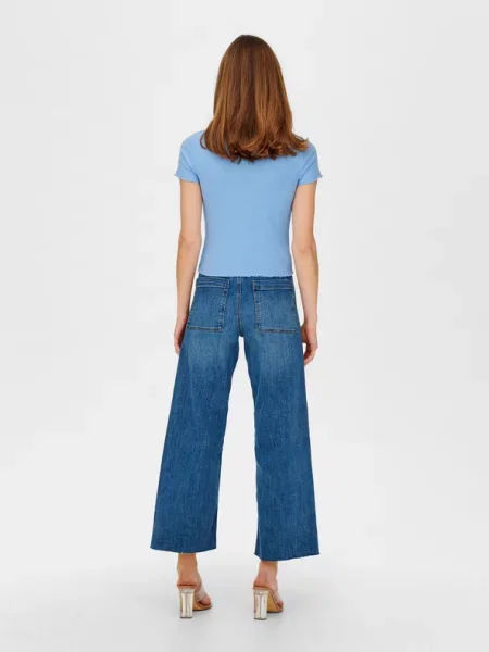 ONLY T-Shirt Emma Regular Fit μπλε