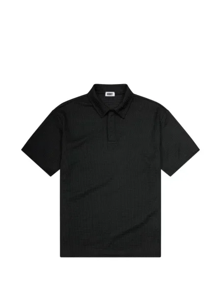 Scurt tricou polo Krost tricotate negru