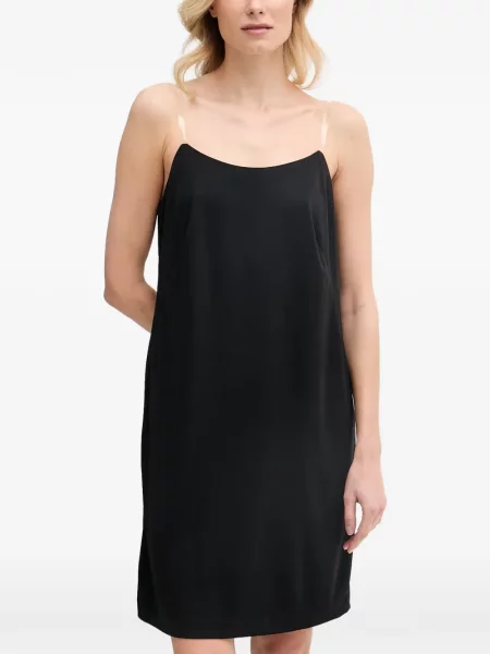 Rochie mini Dkny cu bretele negru