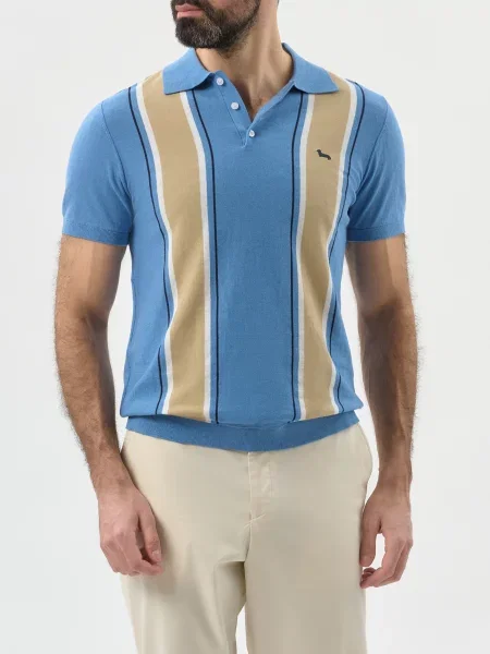 Поло Harmont&blaine голубое