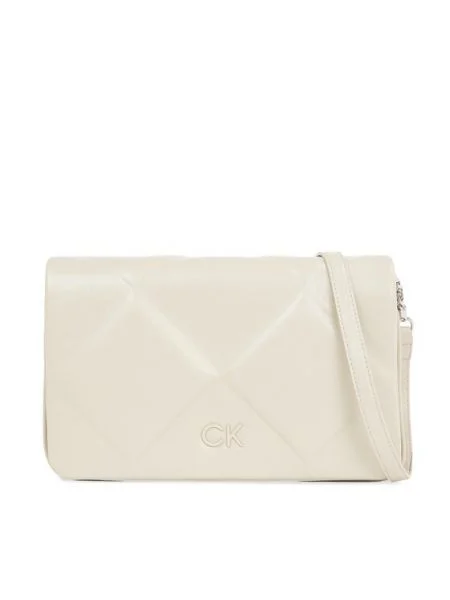 Crossbody táska Calvin Klein bézs
