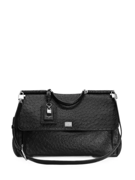 Geantă Dolce & Gabbana Sicily din piele negru